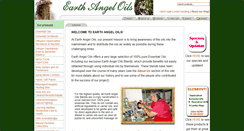 Desktop Screenshot of earthangeloils.com